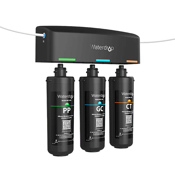 3-stage Under Counter Water Filter System with Dedicated Faucet Waterdrop TSB - Image 4