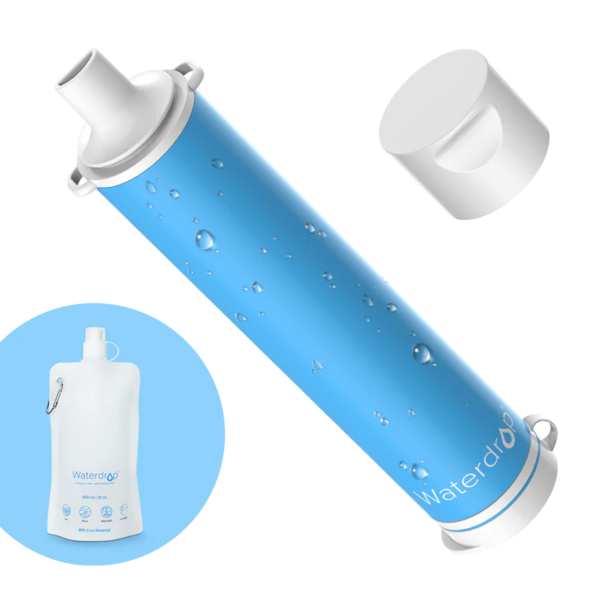 Water Filter Straw for Camping, Hiking, Travel, Survival and Emergency Preparedness by Waterdrop