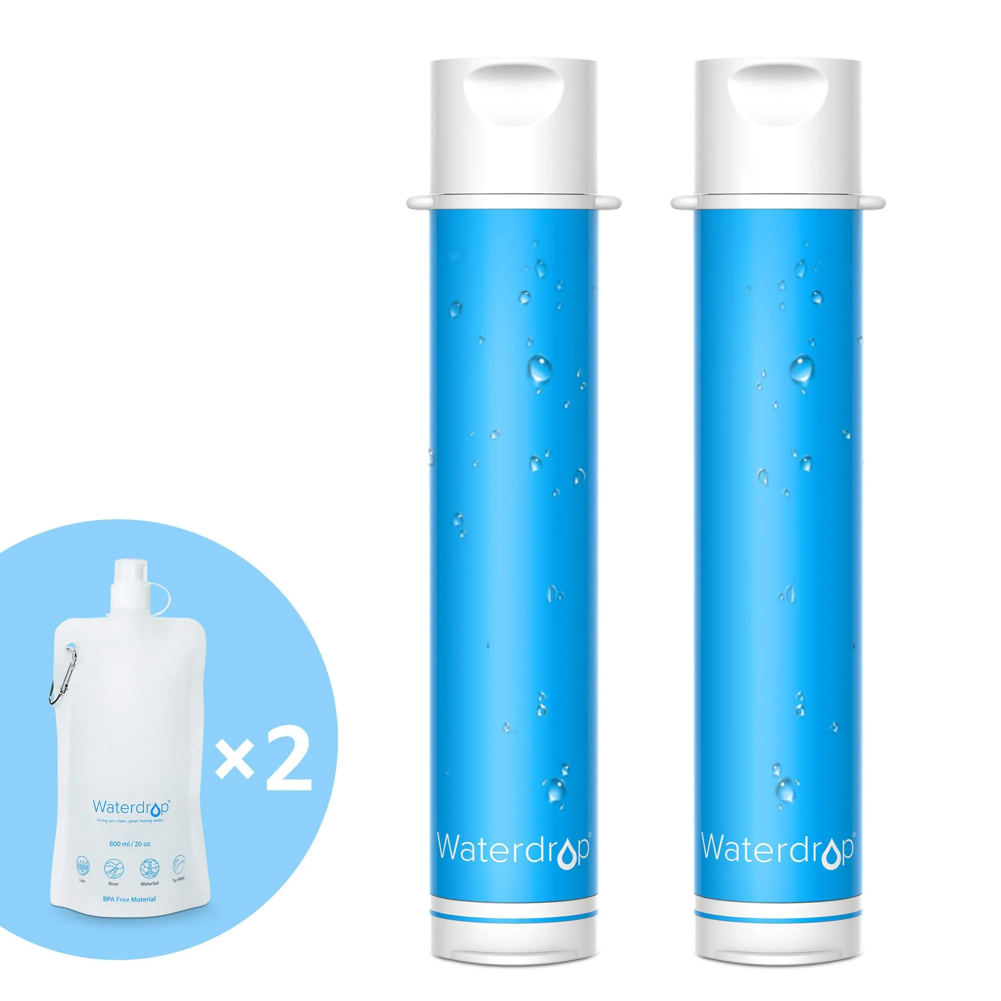 Water Filter Straw for Camping, Hiking, Travel, Survival and Emergency Preparedness by Waterdrop - Image 3