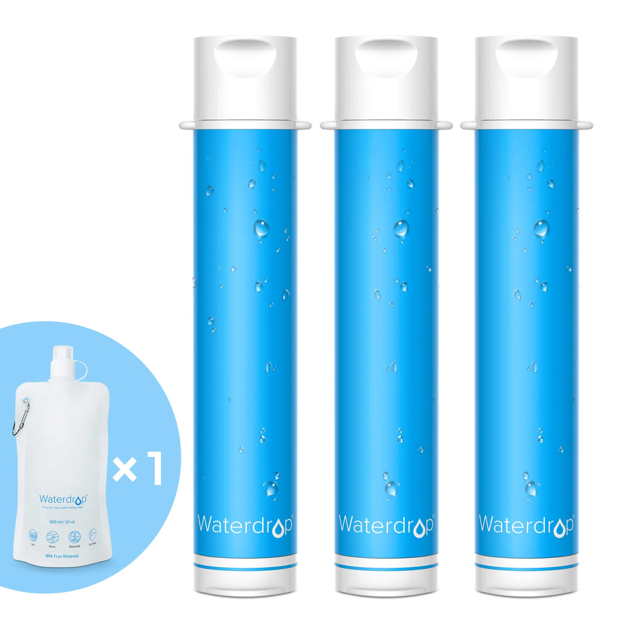 Water Filter Straw for Camping, Hiking, Travel, Survival and Emergency Preparedness by Waterdrop - Image 4