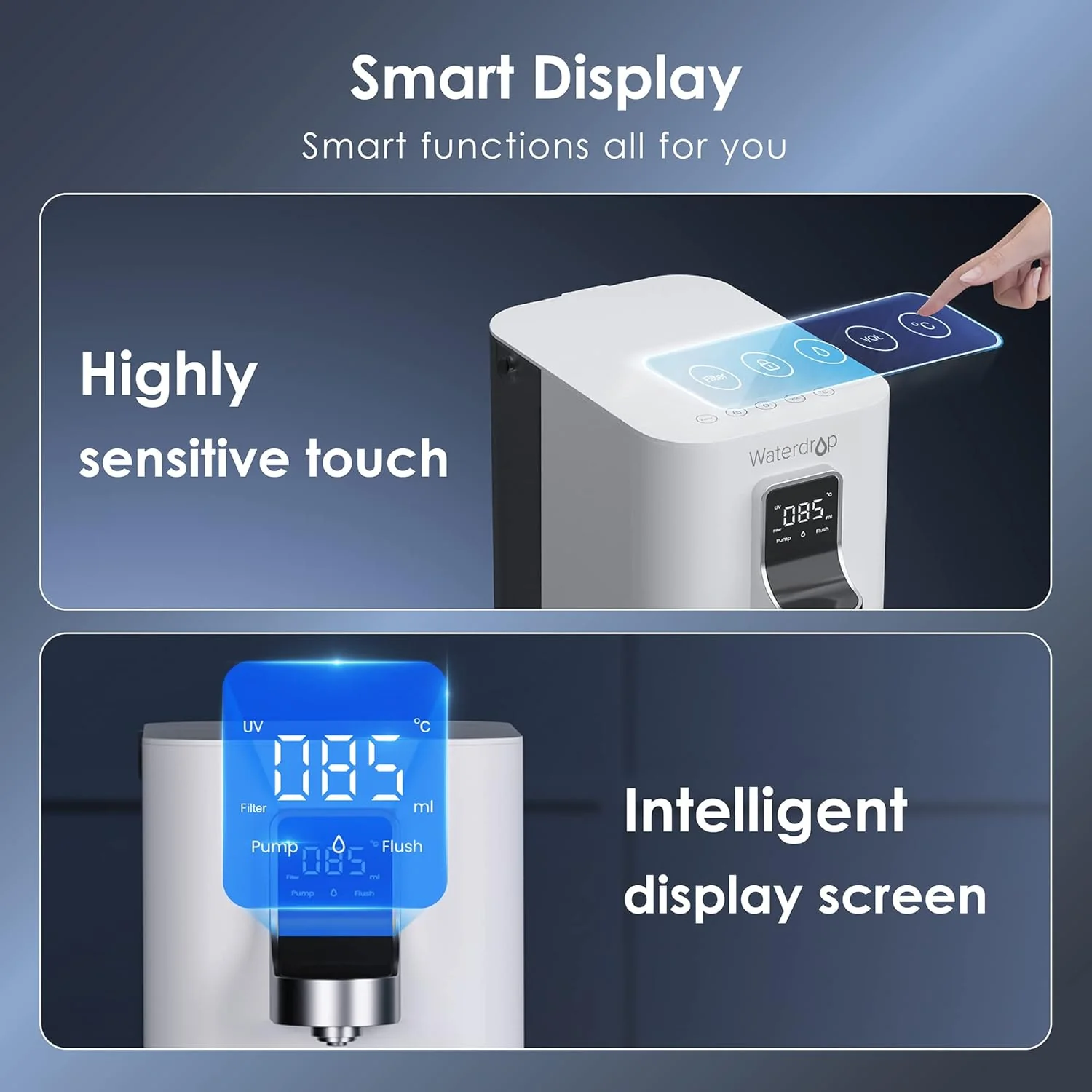 Waterdrop K19-H-Instant Hot Countertop RO System - Image 9