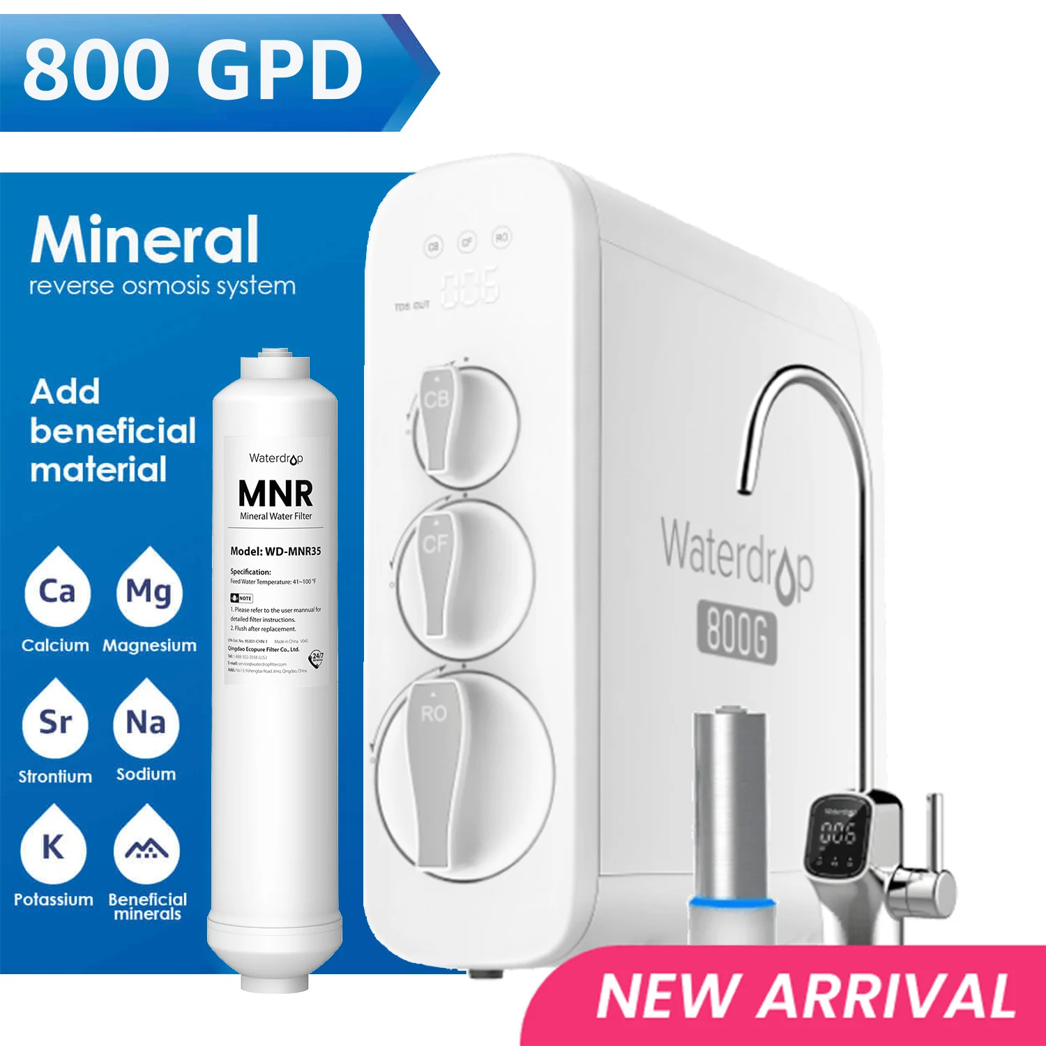 Waterdrop G3P800 Remineralization RO System - Image 11