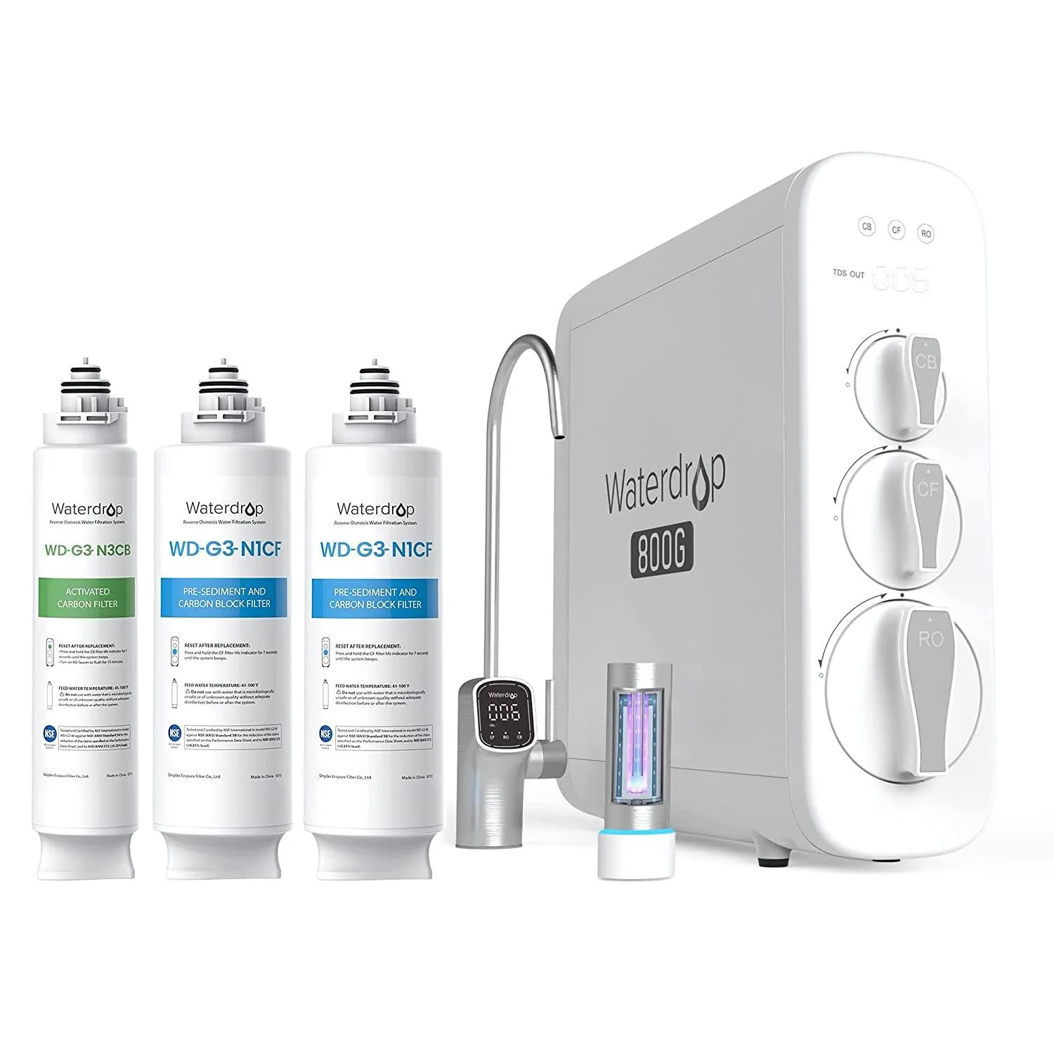 Waterdrop G3P800 Under Sink RO System - Image 11