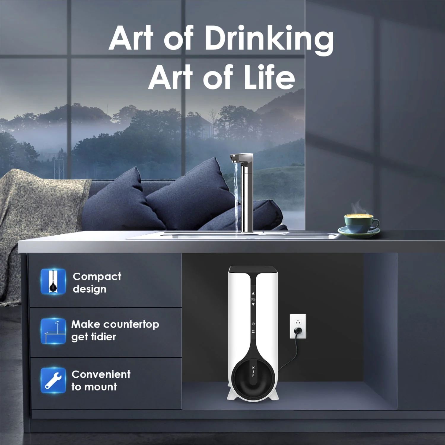 K6 Instant Hot Water Dispenser with KJF Filter - Waterdrop K6 - Image 11