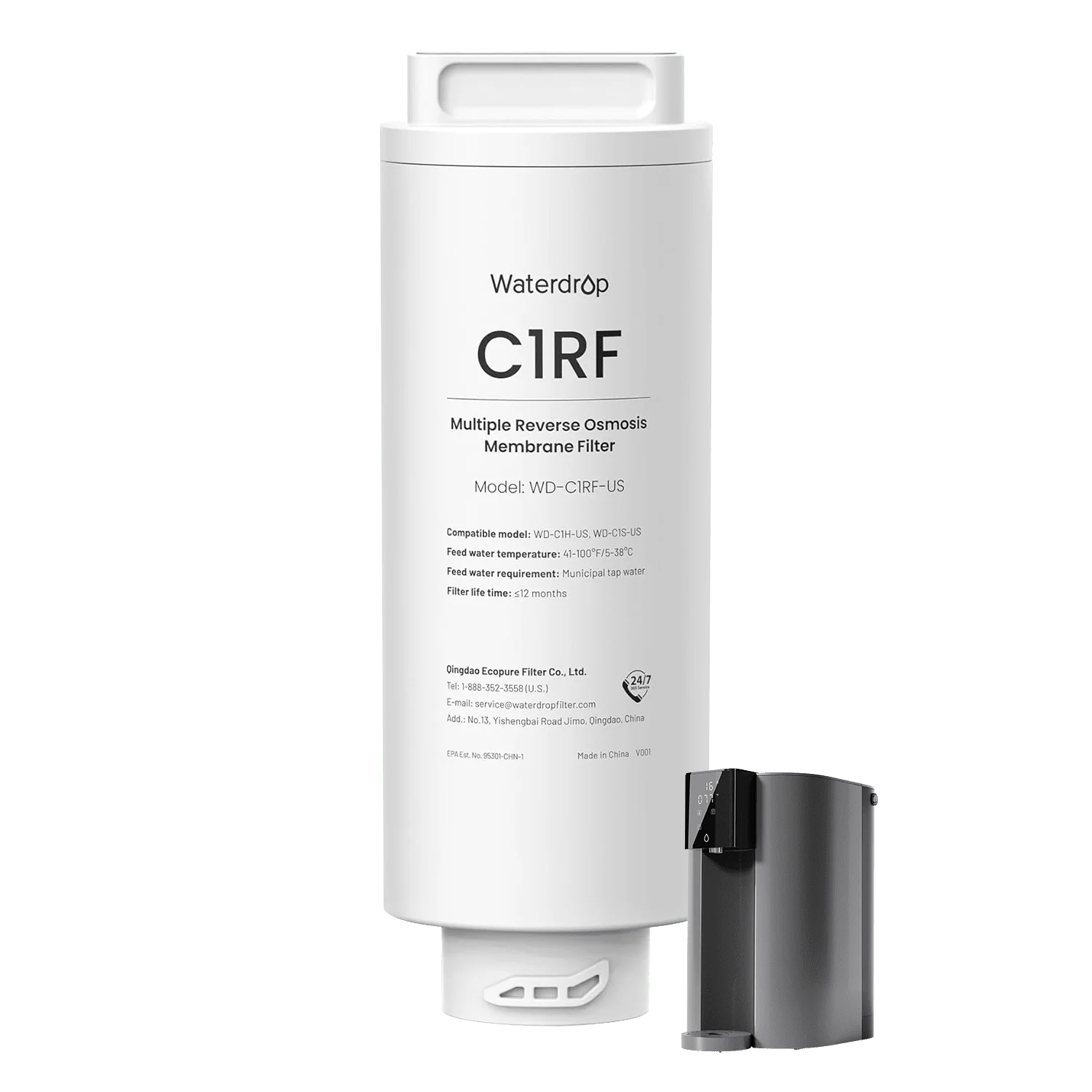 WD-C1RF Filter for Waterdrop C1H Reverse Osmosis System, 2-YEAR COMBO - Image 10
