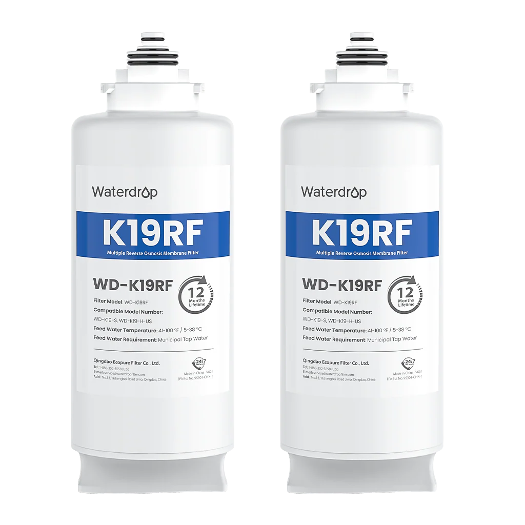 WD-K19RF Filter for K19-H Reverse Osmosis System, 2-YEAR COMBO