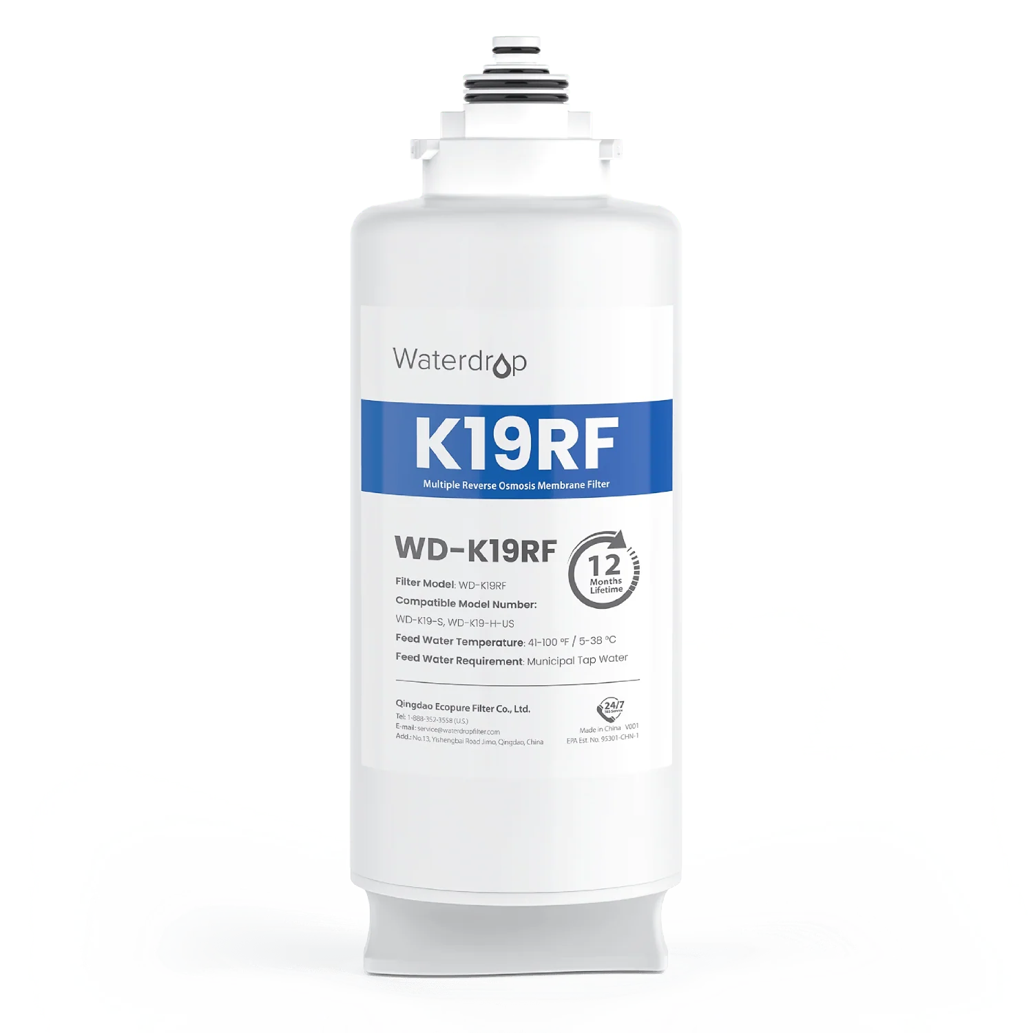 WD-K19RF Filter for K19-H Reverse Osmosis System, 2-YEAR COMBO - Image 7