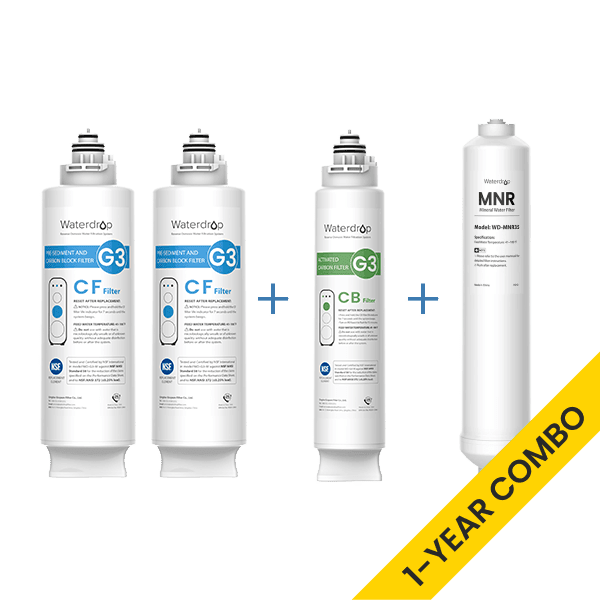 Waterdrop G3P600 RO System Replacement Filters Set - 600 GPD - Image 3