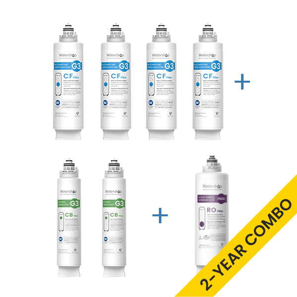 Waterdrop G3P600 RO System Replacement Filters Set - 600 GPD - Image 4
