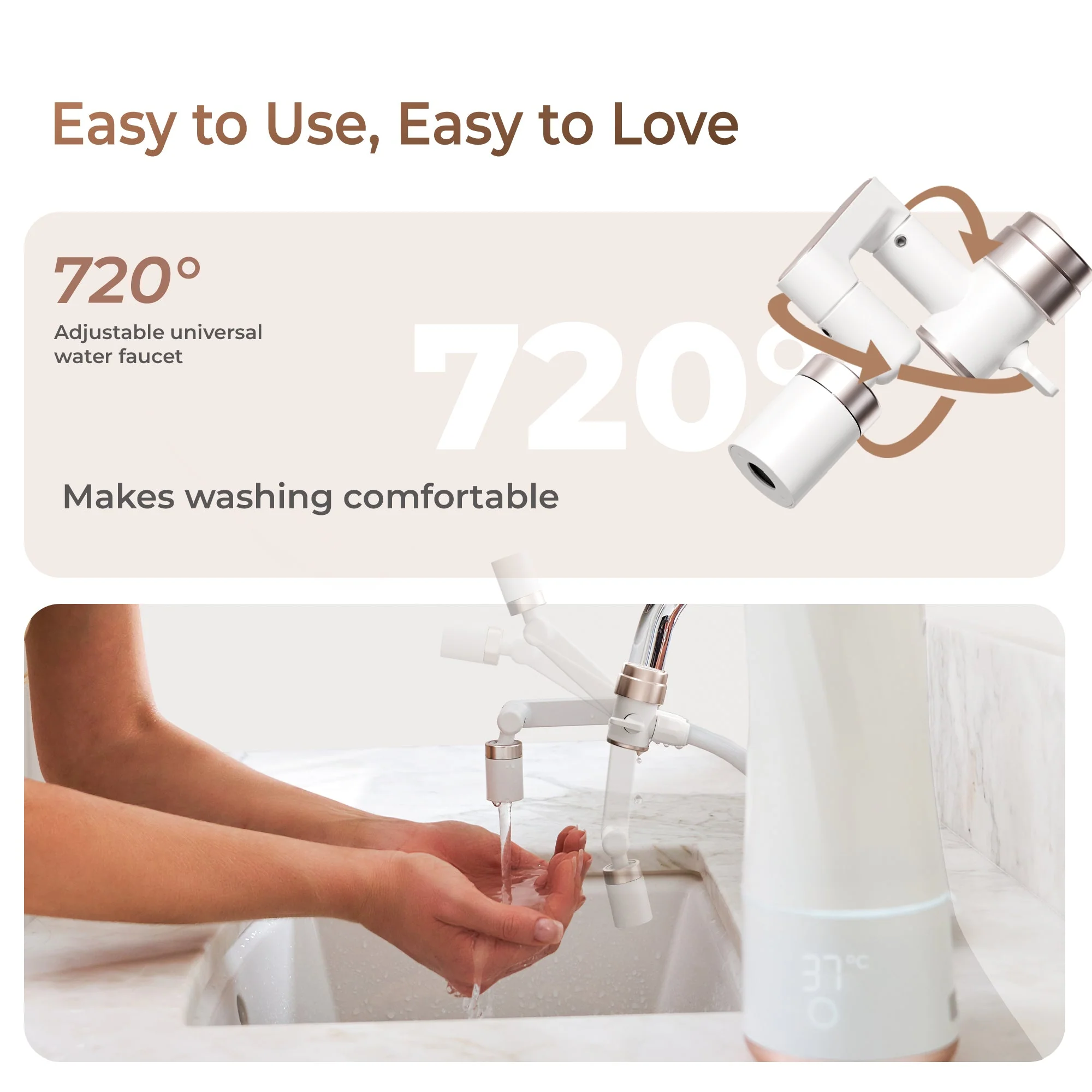 Waterdrop Skincare Face Washer, No More Dirty Water on Your Face - Image 4