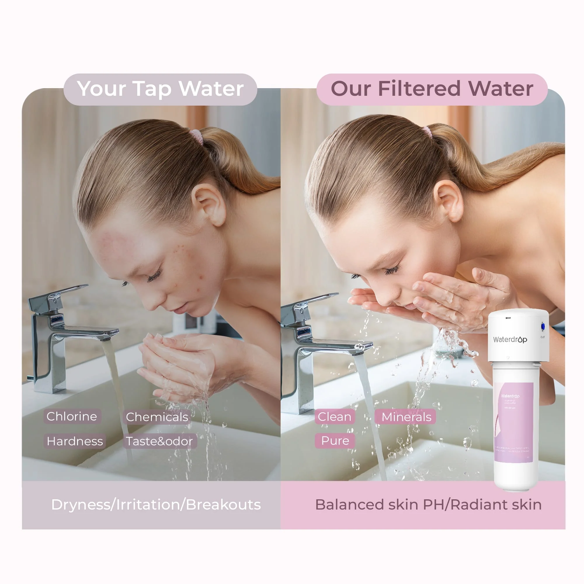 Waterdrop Skincare Water Softening System BFU2 - Softens Skin & Hair - Image 3