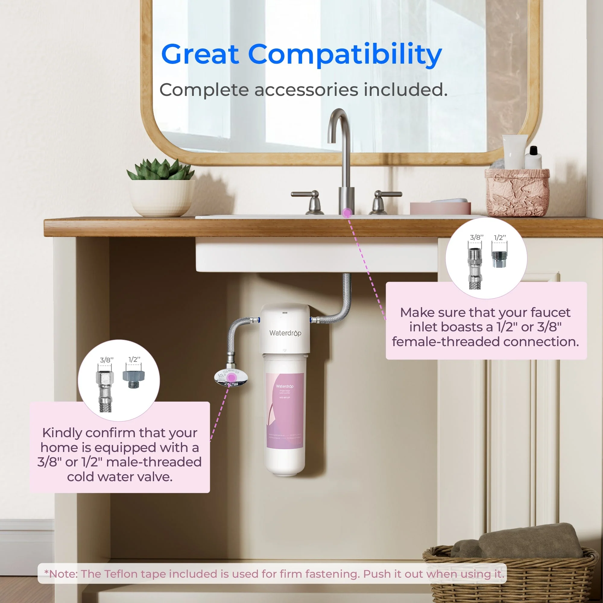Waterdrop Skincare Water Softening System BFU2 - Softens Skin & Hair - Image 6