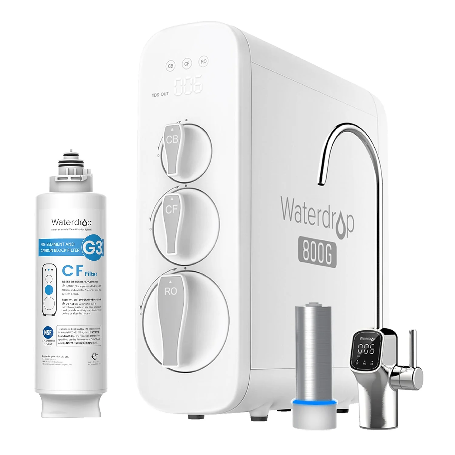 G3P800 RO System Combo Kit - Waterdrop G3P800 - Image 13