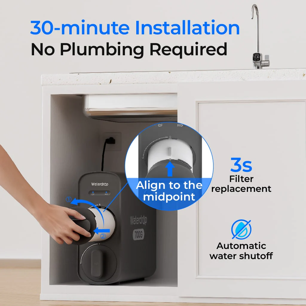 Waterdrop G5P700 Reverse Osmosis Water Filter - Image 6