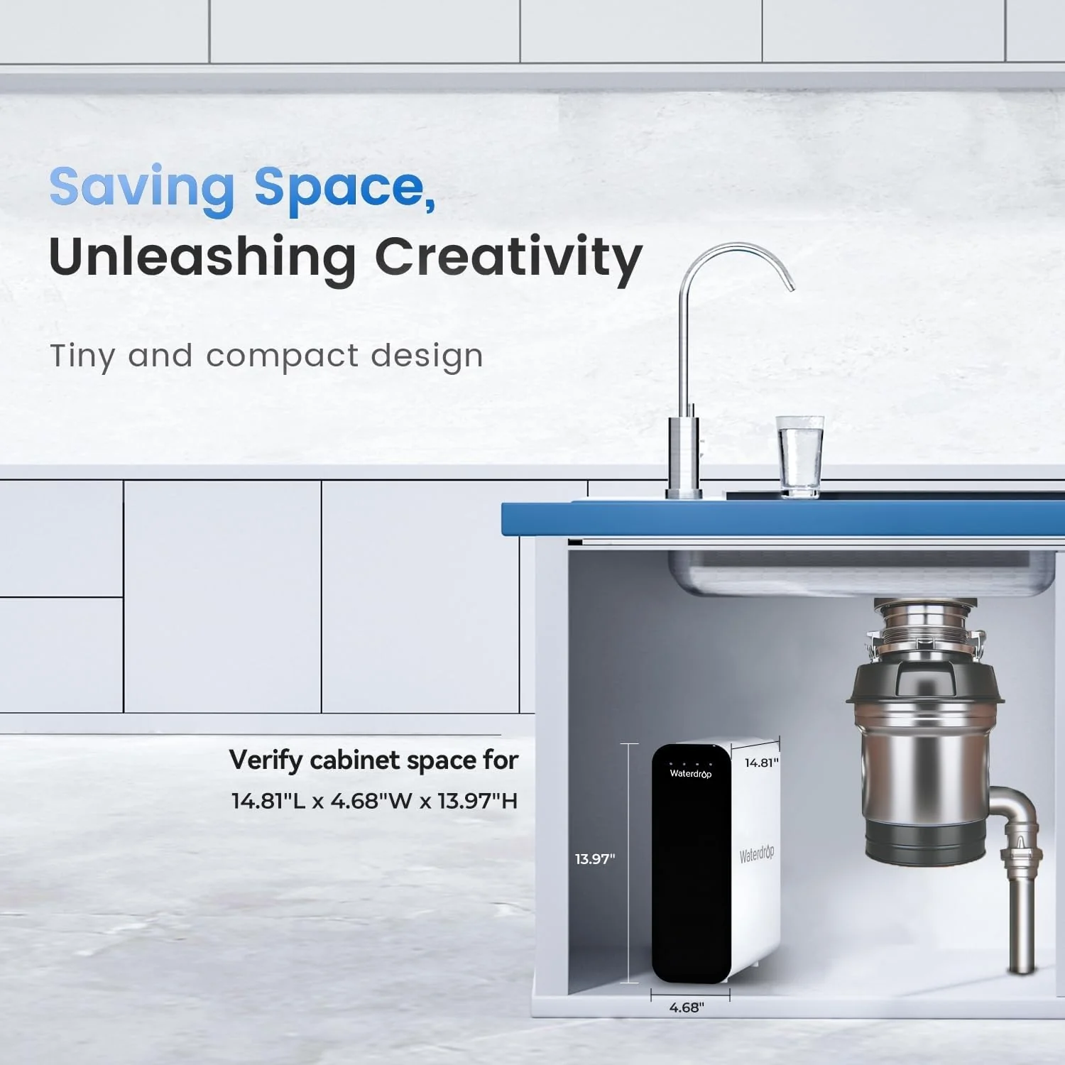 Ultrafiltration Under Sink Water Filter System Waterdrop TSU-W - Image 3