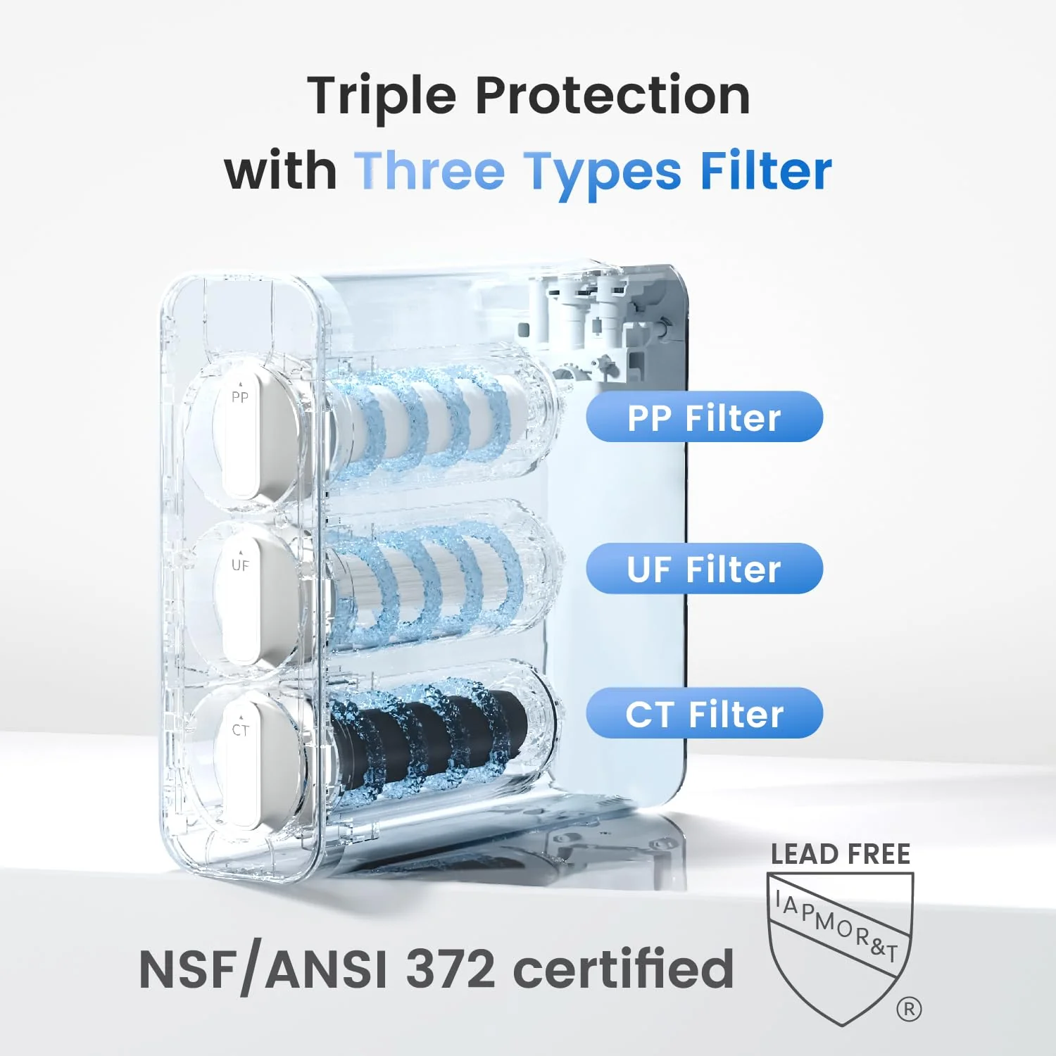 Ultrafiltration Under Sink Water Filter System Waterdrop TSU-W - Image 6