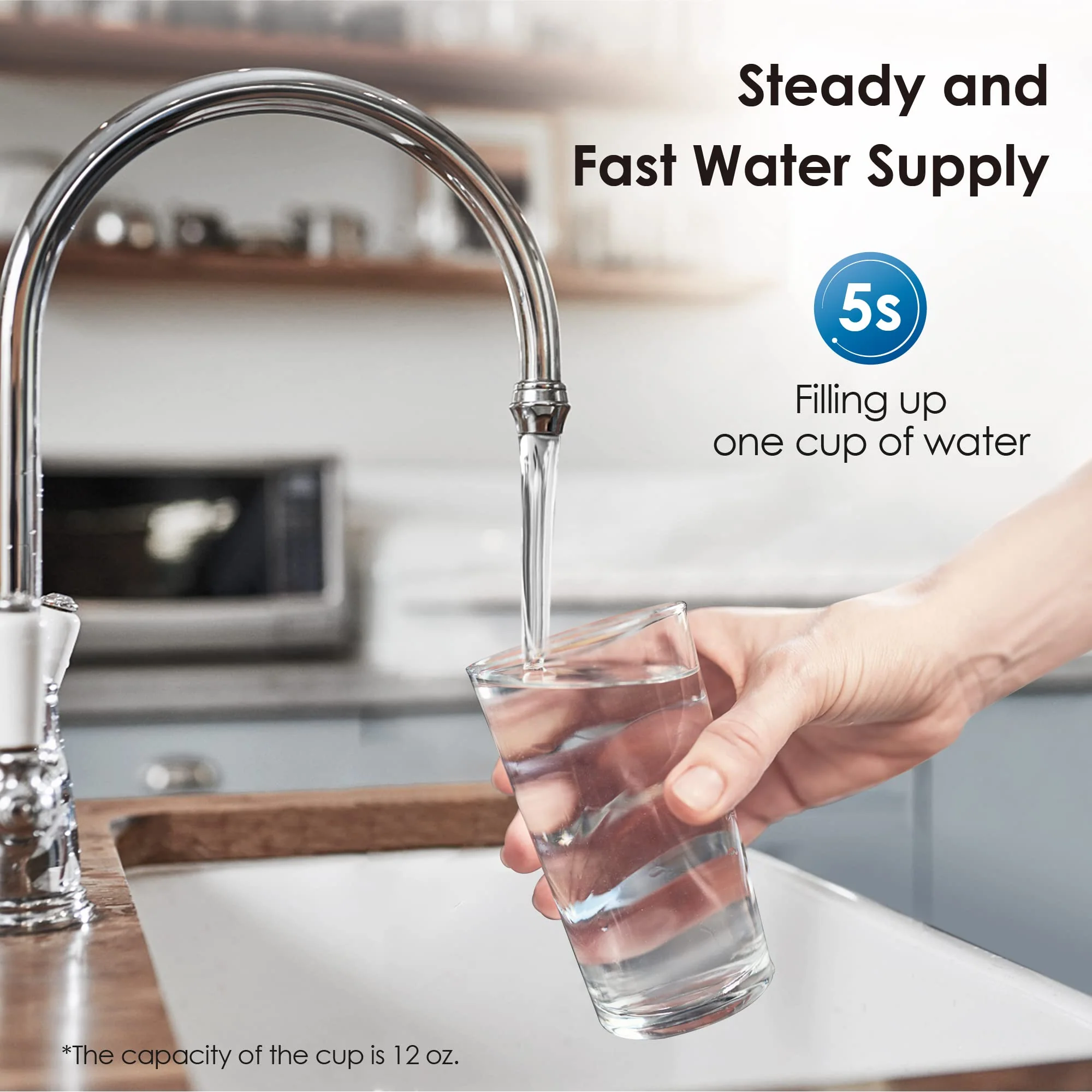 0.01 μm Ultra Filtration UnderSink Water Filter | Direct Connect Filtration System - Image 7