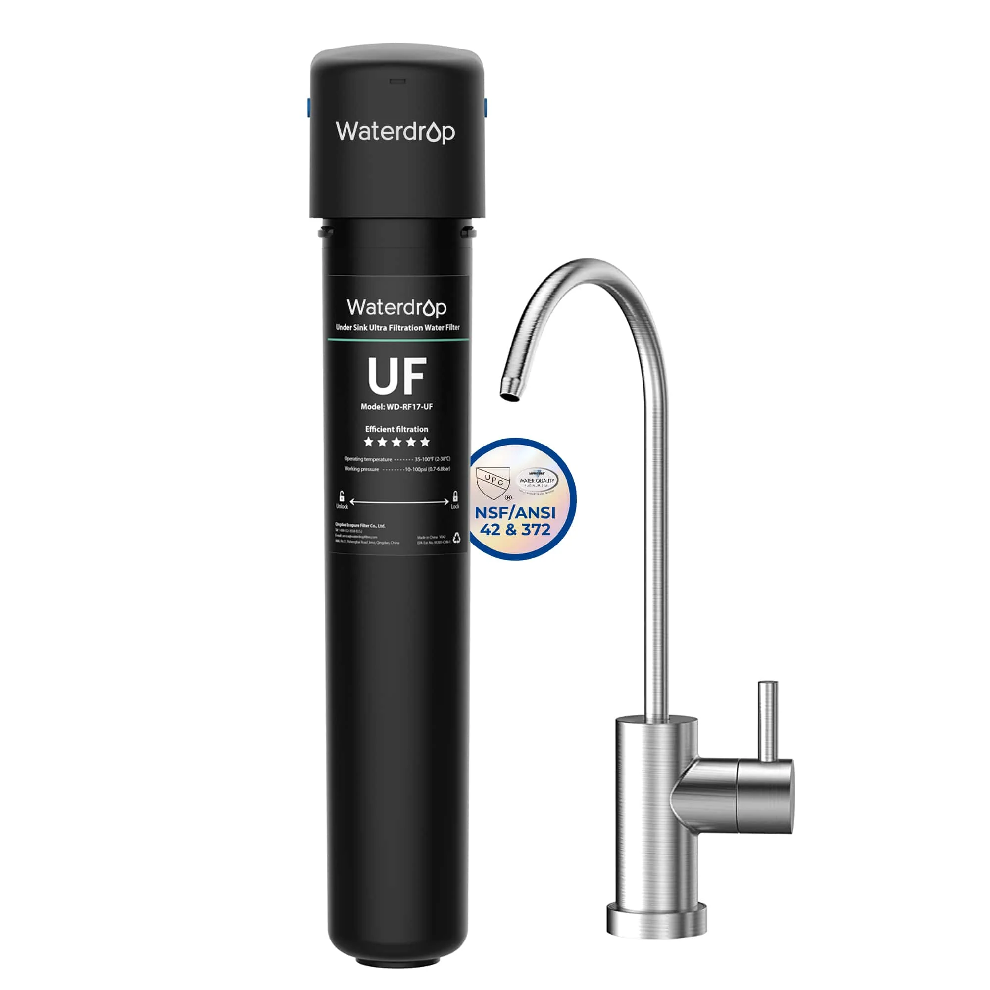 Undersink Ultrafiltration Water Filter System With Dedicated Faucet - Image 16