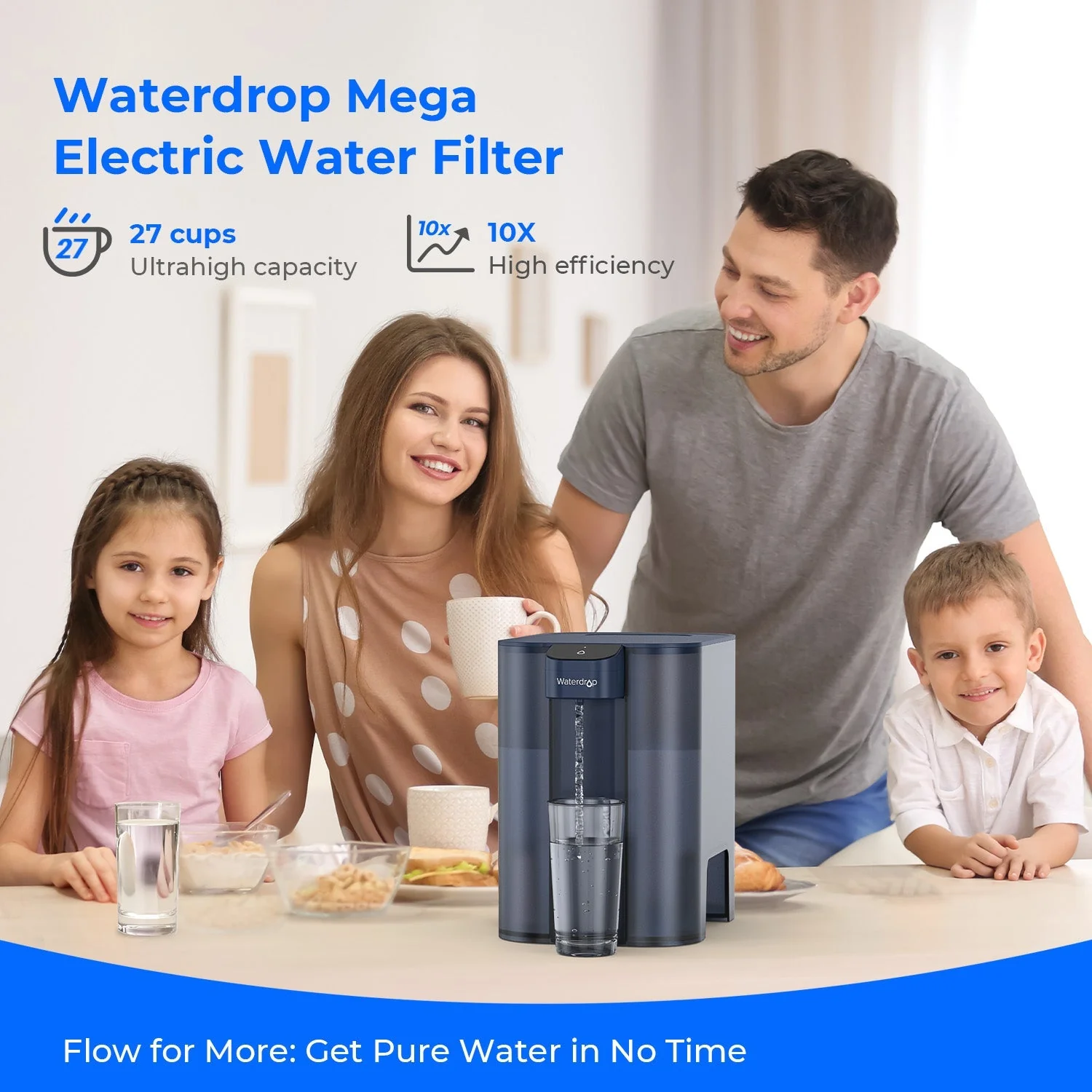 Electric Water Filter Pitcher, Instant Water Dispenser ED04, 200-Gallon - Image 10