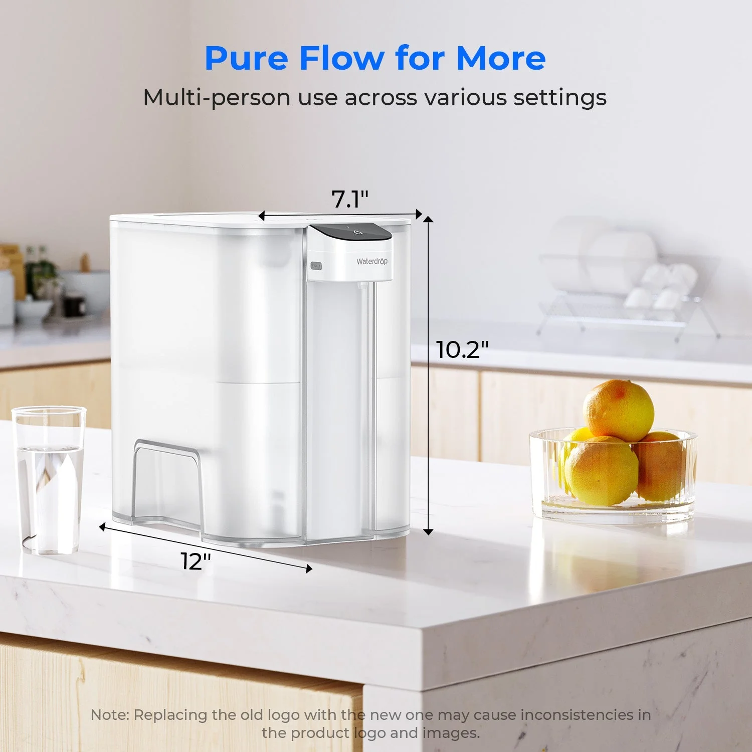 Electric Water Filter Pitcher, Instant Water Dispenser ED04, 200-Gallon - Image 3