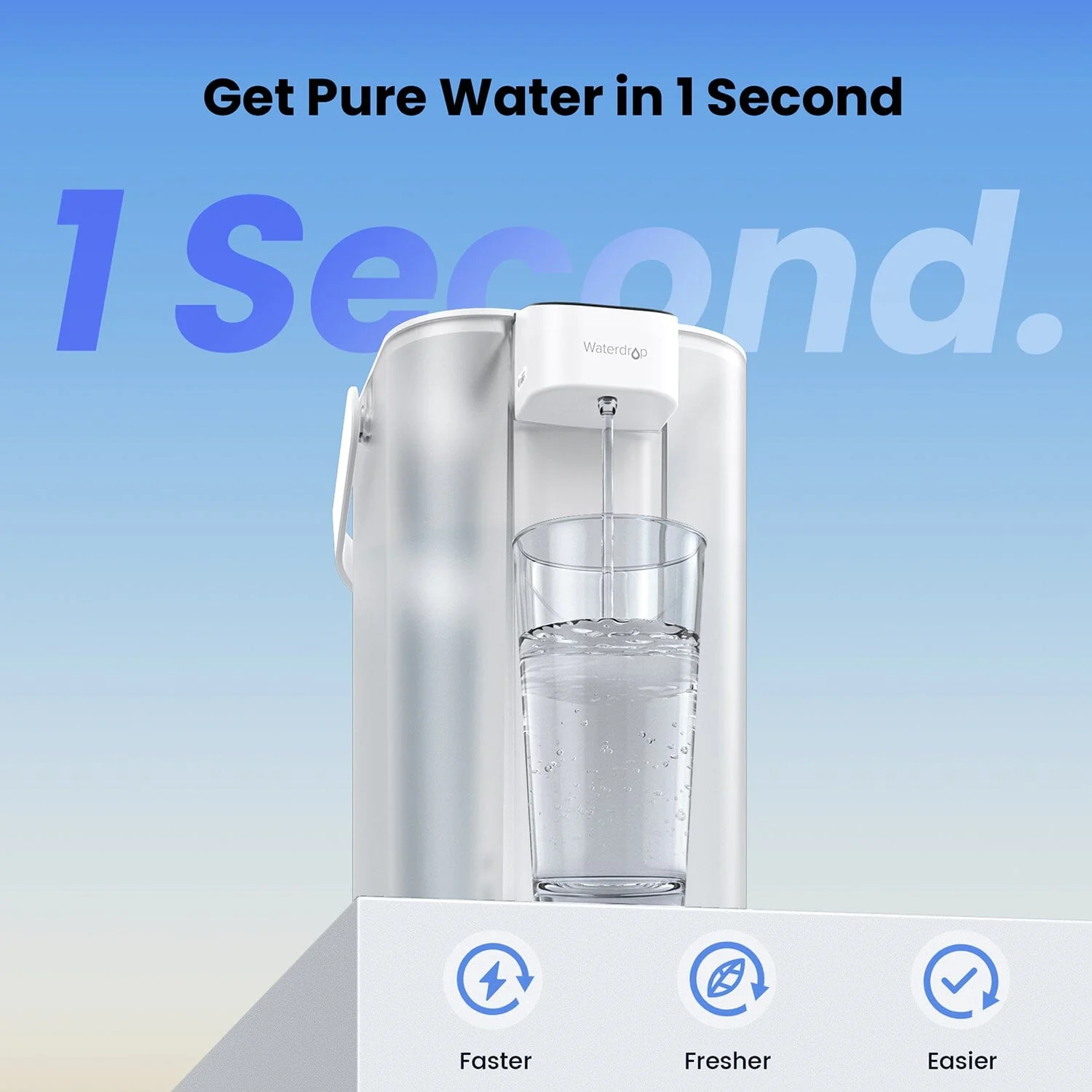 Waterdrop Electric Water Filter, ED01 Countertop Water Filtration System - Image 4