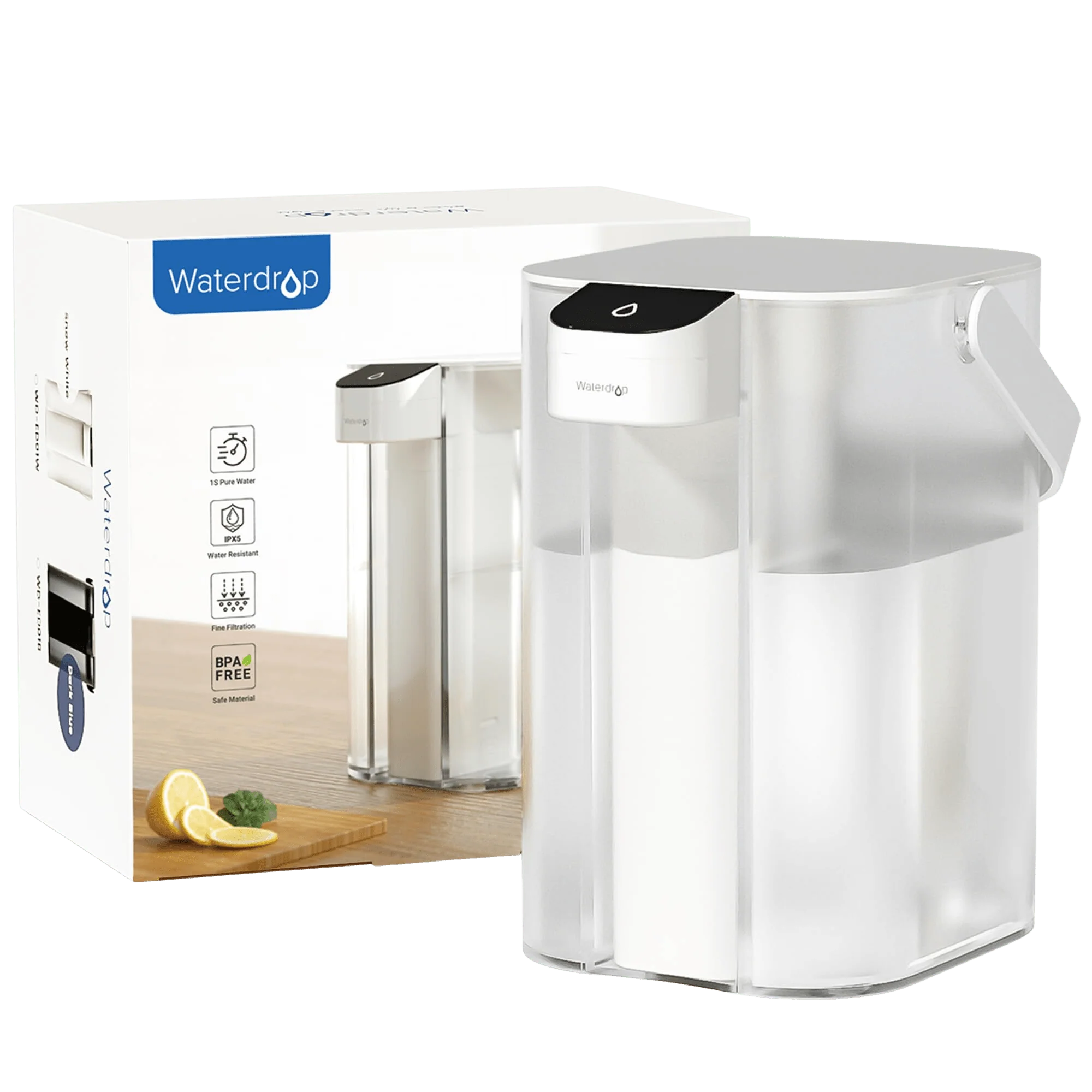 Waterdrop Electric Water Filter, ED01 Countertop Water Filtration System - Image 3