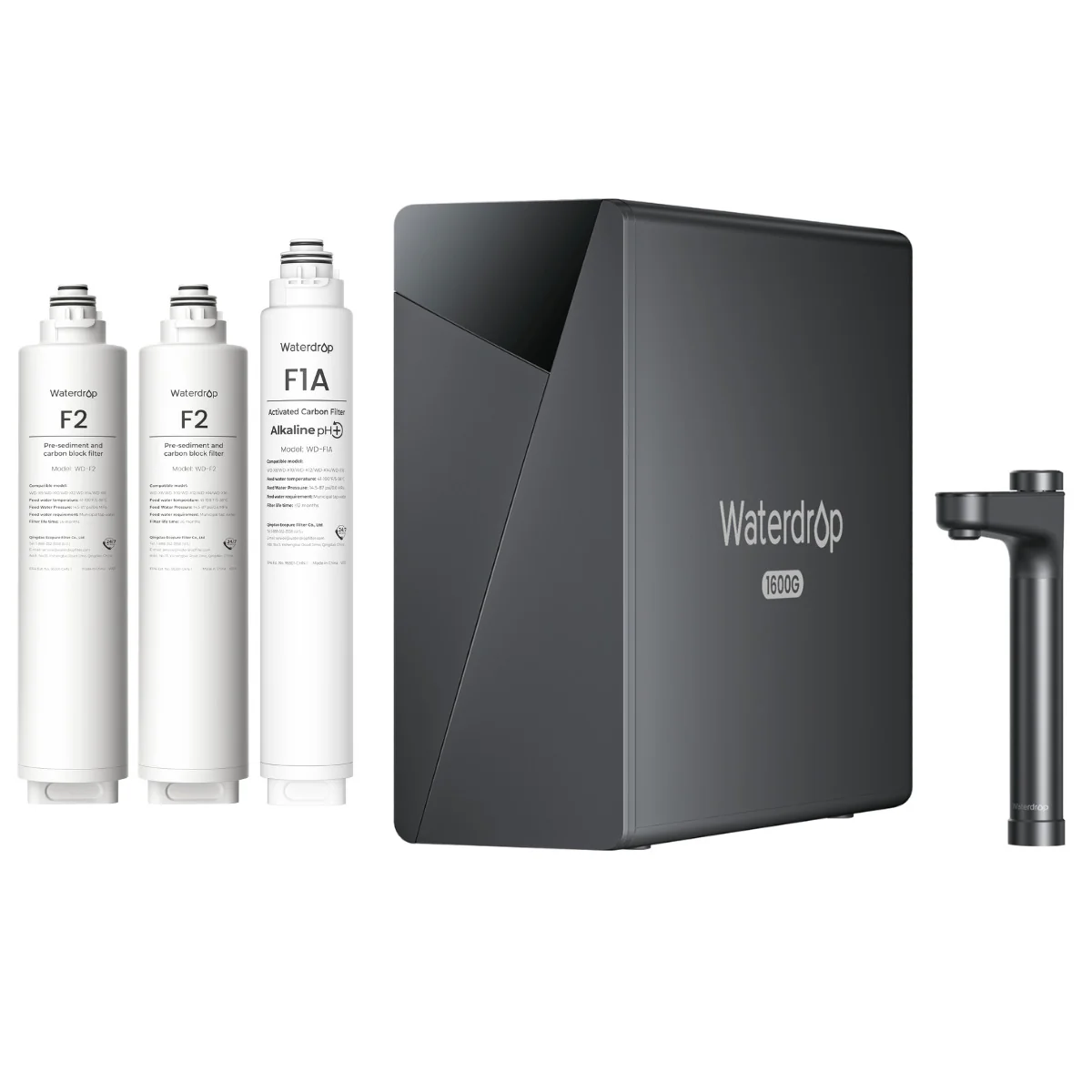 Waterdrop X16 Reverse Osmosis System with Replacement Filter Combo - Image 10