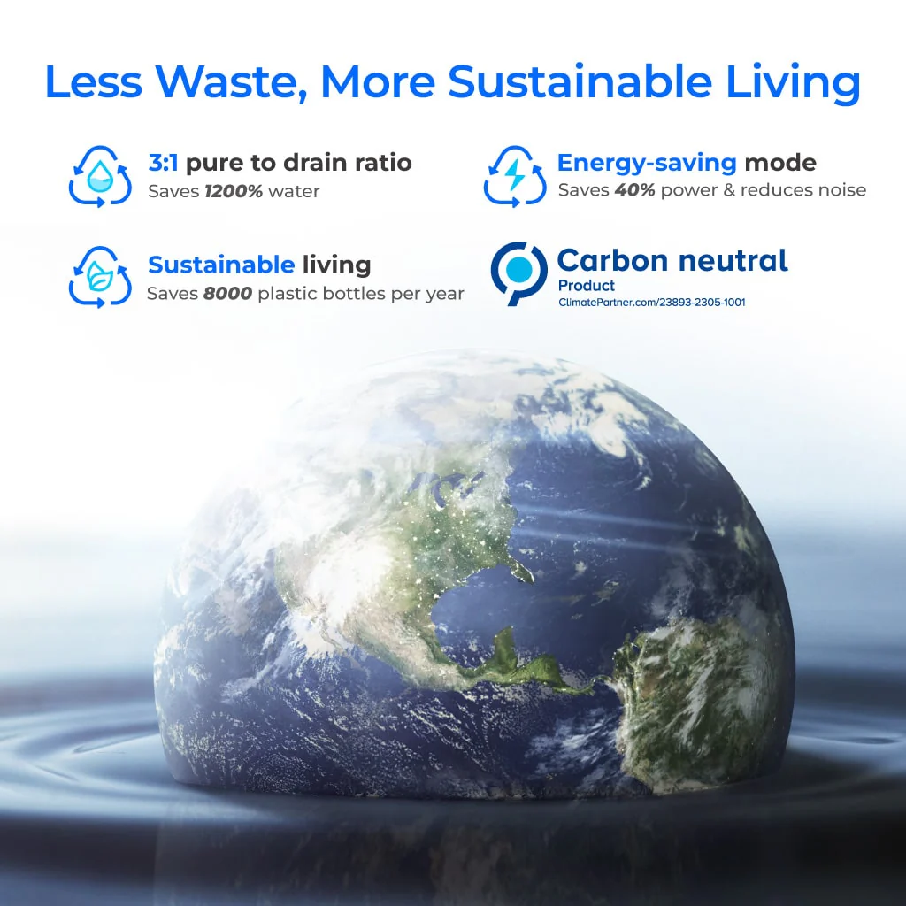 Waterdrop X16 Reverse Osmosis System with Replacement Filter Combo - Image 9