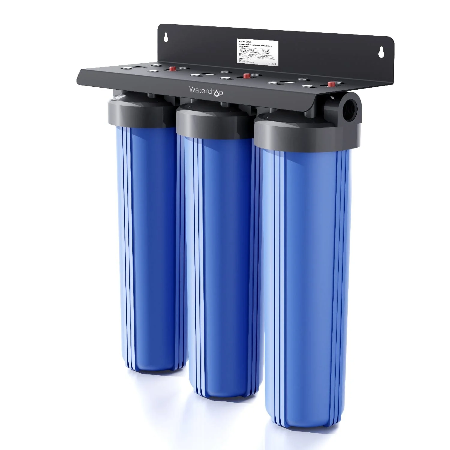 Waterdrop 3-Stage Whole House Water Filter System with Carbon Filter & Sediment Filter - Image 3